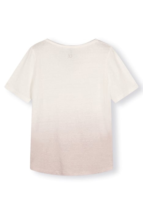 LINEN TEE DIP DYE PALE LILAC 5