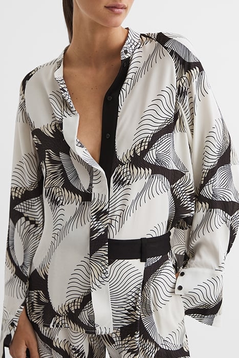 BECCI-LARGE PAJAMAS BLACK/WHITE 1