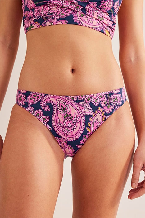 CLASSIC BIKINI BOTTOMS NAVY, PAISLEY TERRACE 1