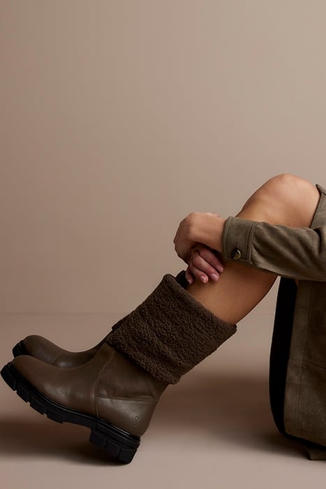 LEATHER BOOTS TEDDY BROWN 4