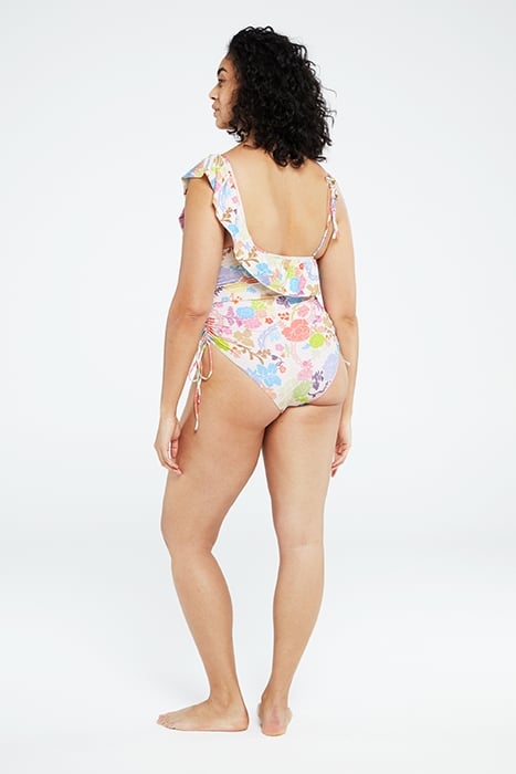 SAYONE SWIMSUIT CREAM WHITE/PINK PAP 3