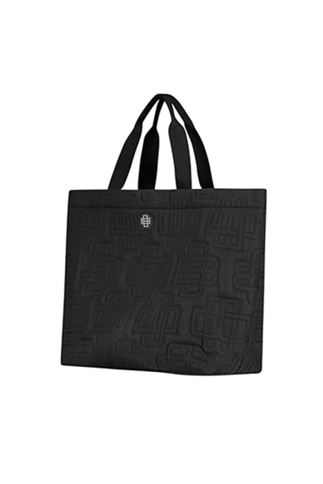 MONOGRAM QUILTED TOTE BAG BLACK 1