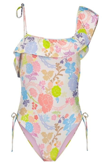 SAYONE SWIMSUIT CREAM WHITE/PINK PAP 4