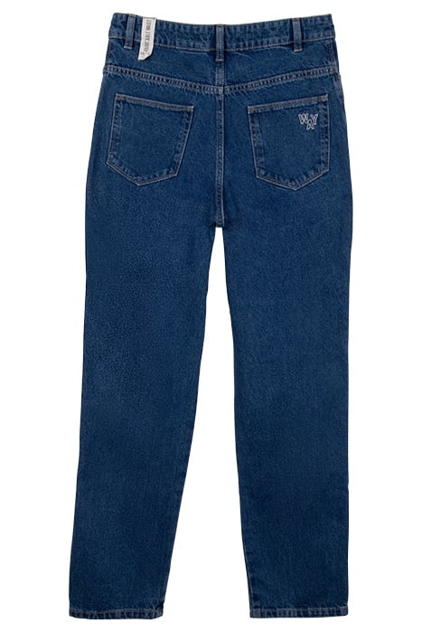 GIRLS’ BLUE ORGANIC COTTON STRAIGHT JEANS 2