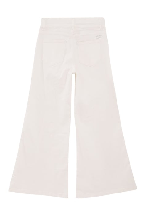 GIRLS’ WHITE WIDE-LEG MOM JEANS 2