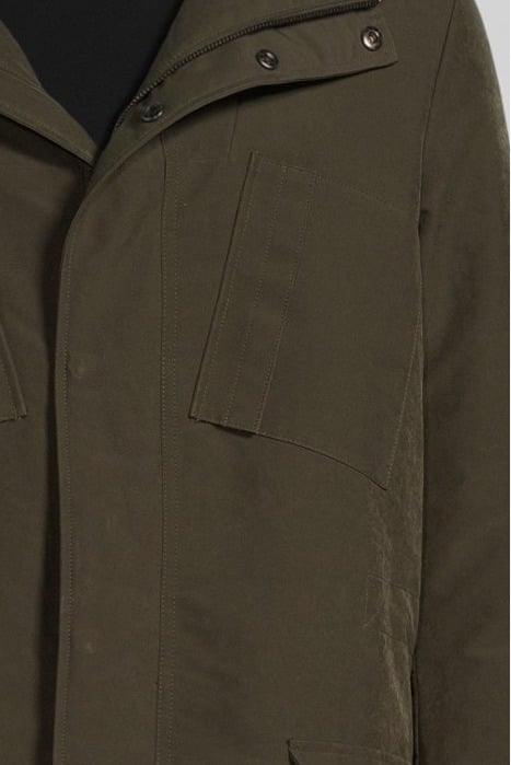 KHAKI QUILTED INSIDE MULTIPOCKET PARKA KHAKI 4
