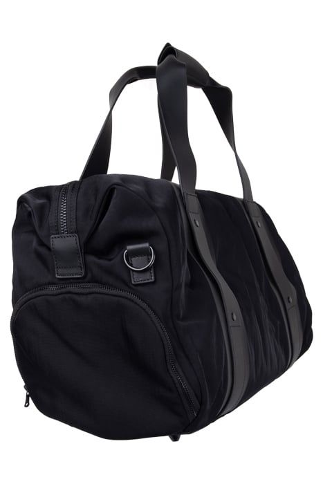 BLACK NYLON WEEKEND BAG BLACK 3