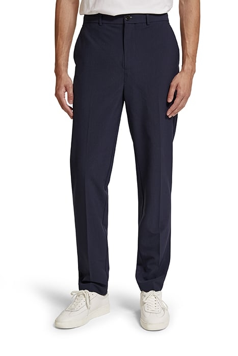 IRVING - PINSTRIPED FINE WOOL-BLEND SEERSUCKER CHINO NIGHT P 1