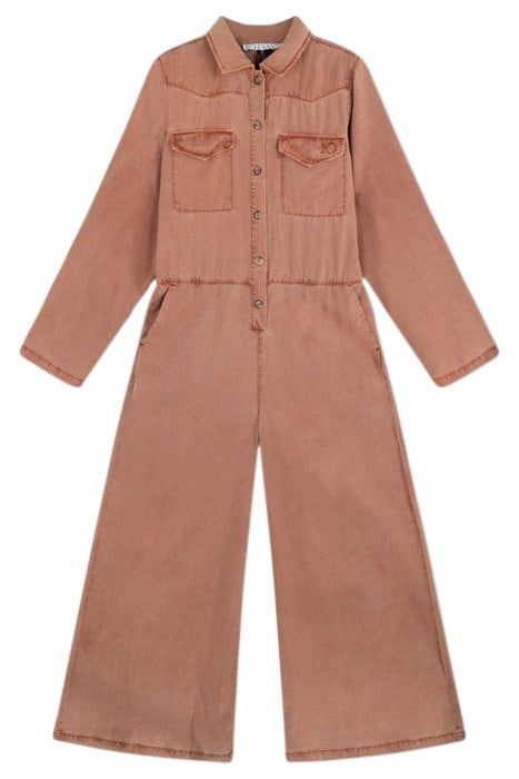 WORKER JUMPSUIT SADDLE BROWN 3