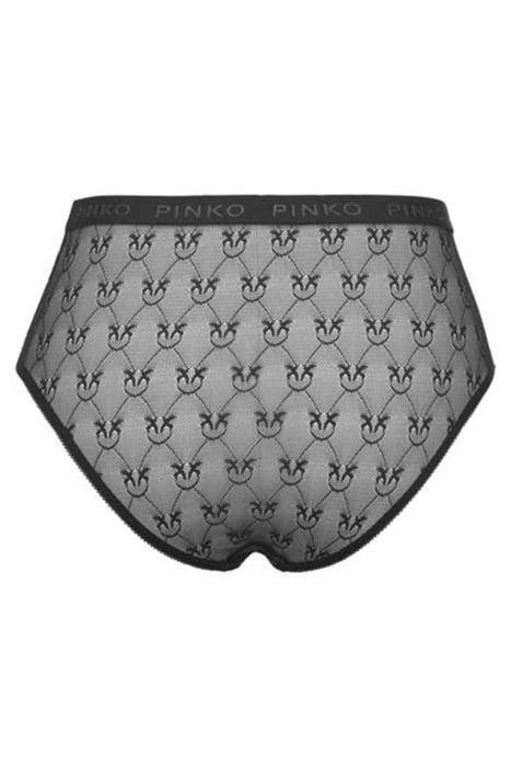 INCANTO SLIP PIZZO INDEMAGLIATO JACQUARD C/LOGO BLACK 4