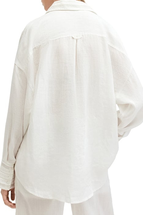 JADE LINEN SHIRT ECRU WHITE 2