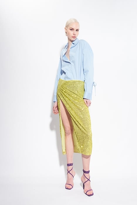 CRACOVIA CAMICIA POPELINE RIGATO AZURE/WHITE 5