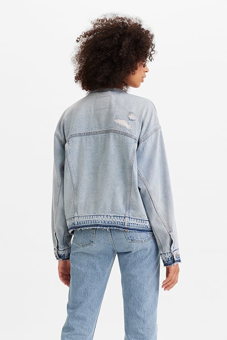 CUSTOMIZED DENIM JACKET BLUE 2