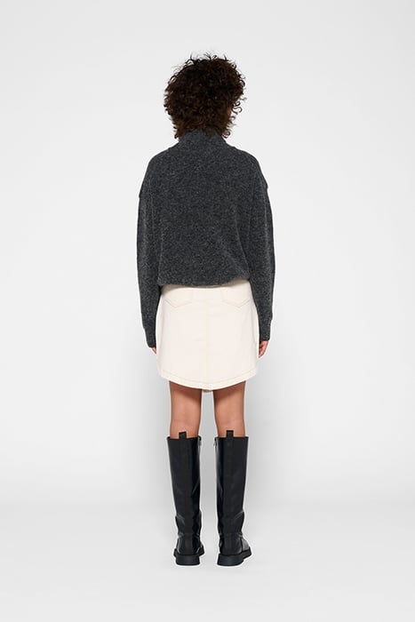 WESTERN MINI SKIRT ECRU 2