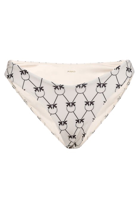 BAICOLI SLIP BIKINI TECNO JERSEY ST.MONOGRAM CREAM/BLACK 1
