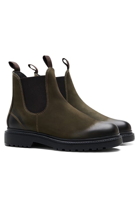 PENSTON WATER REPELLENT NUBUCK DARK GREEN 1