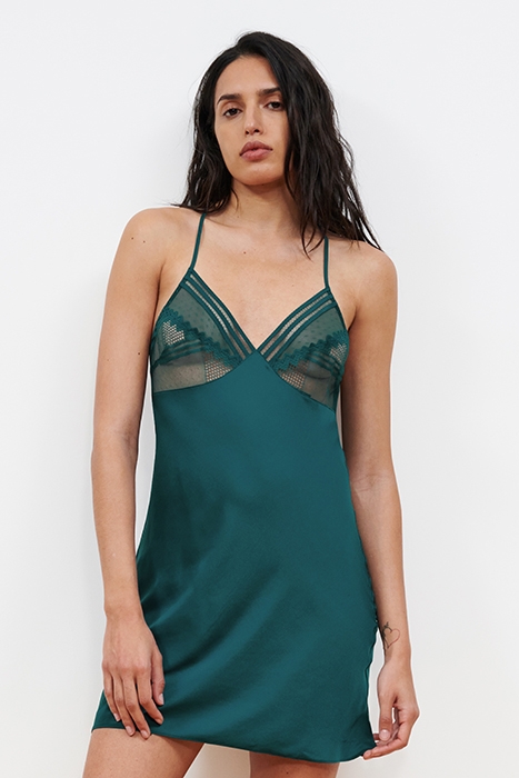 NW 1P NIGHTDRESS ORIENTAL GREEN 1