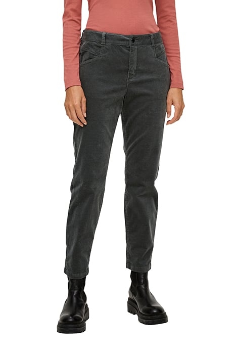 S.OLIVER PANTS DARK GREEN 1