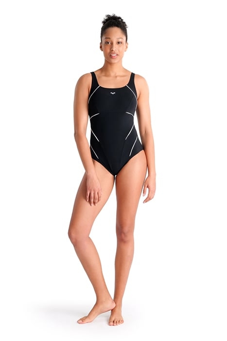 W JEWEL ONE PIECE BLACK-WHITE 3