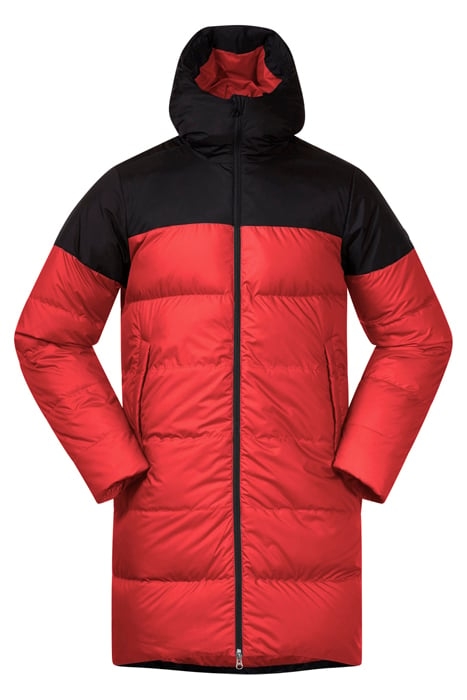 OSLO UNISEX DOWN PARKA RED SAND / BLACK 3