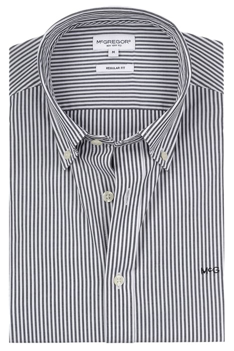 STRIPED POPLIN SHIRT NAVY 3