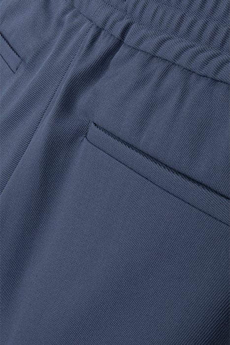 M. TERRY CROPPED TROUSER BLUE GREY 3