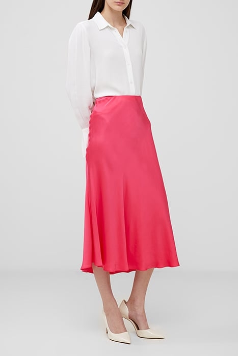 ENNIS SATIN MIDAXI SLIP SKIRT RED 3