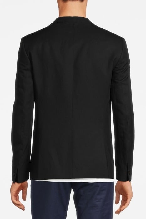 M. RICK LINEN BLAZER BLACK 2