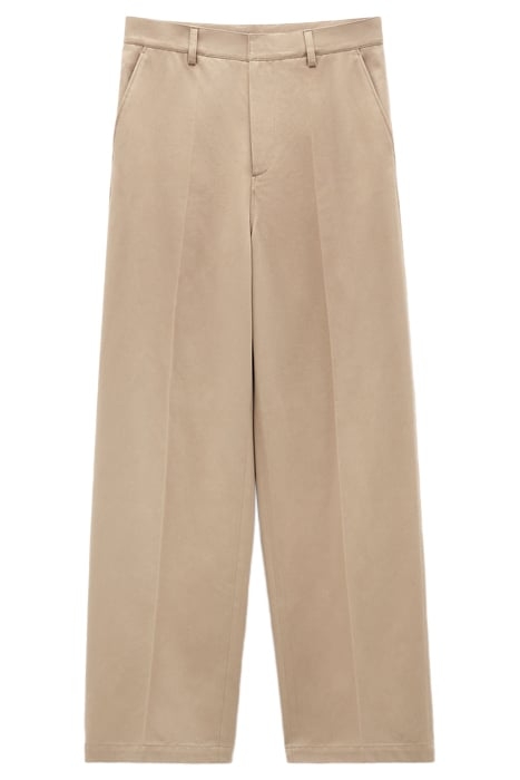 HENRY UNISEX TROUSER ALMOND 1