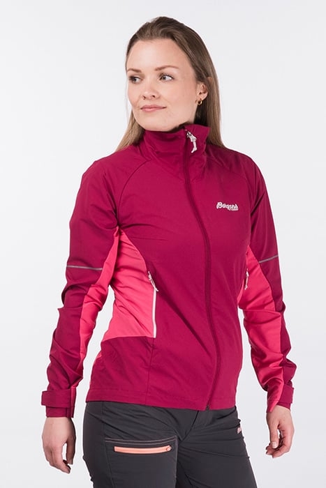 SLINGSBY LT SOFTSHELL W JKT BEET RED / RASPBERRY / SILVER GR 4