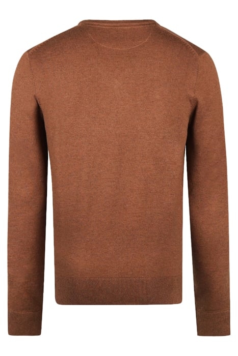 V-NECK SWEATER CHESNUT 2