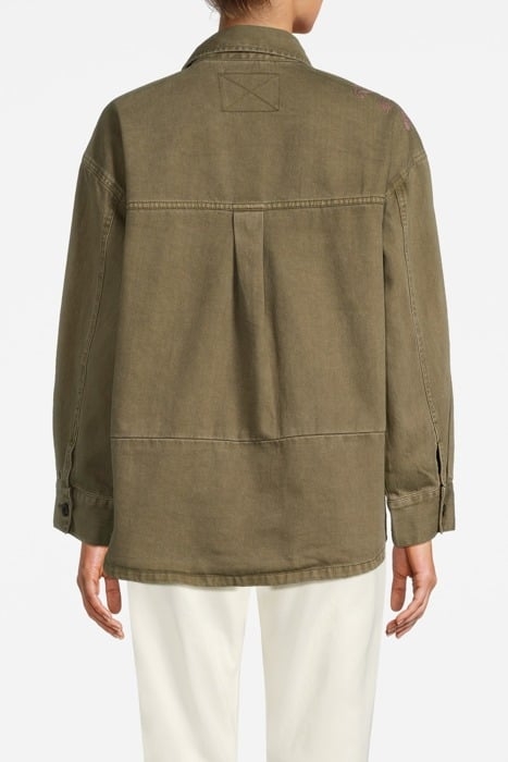 UTILITY SHACKET OVERSHIRT DUSTY GREEN 2