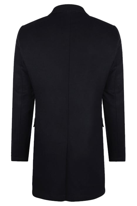 SOLID WOOL COAT NAVY 2