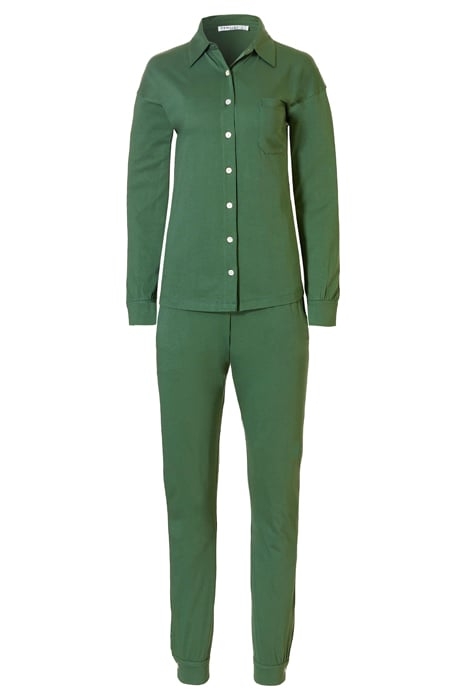 NW SET PYJAMA LS VERT ARGILE 1