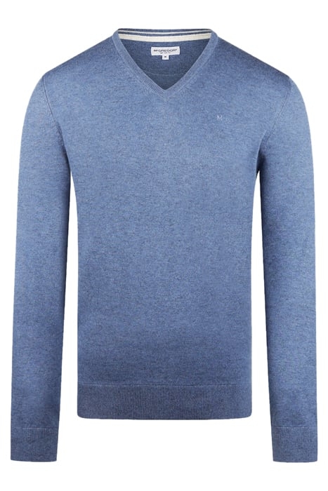 V-NECK SWEATER FADED BLUE 1