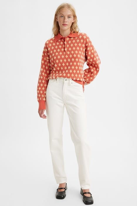 80S STRAIGHT JEANS ECRU 1