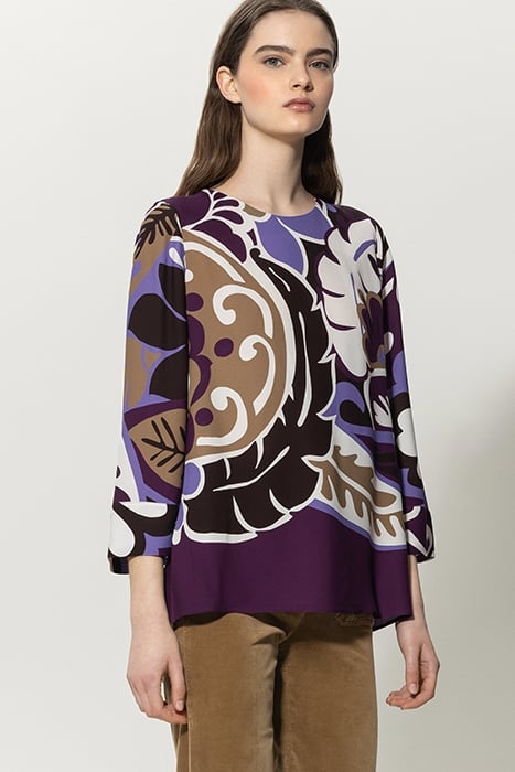 BLOUSE WITH FLOWER PRINT MULTI 1