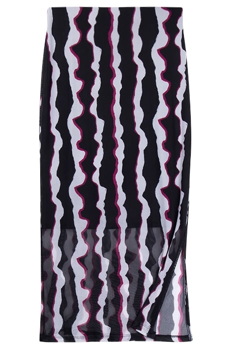 S.OLIVER SKIRT-LONG GREY/BLACK 1