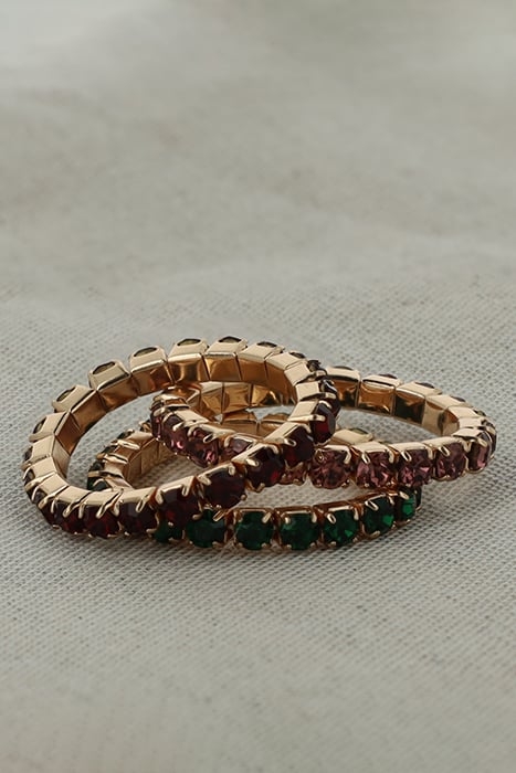 ALICE RING SIAM S/M GOLD, RED 4