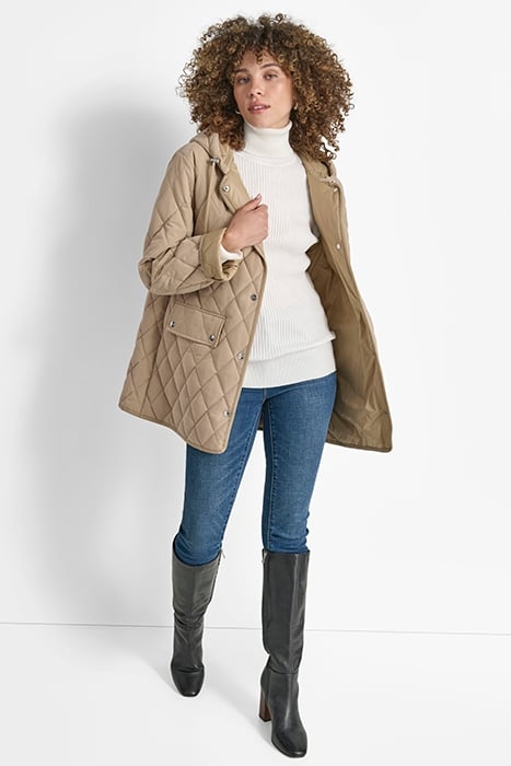 BTTNDWN QUILT JKT CLASSIC KHK 2