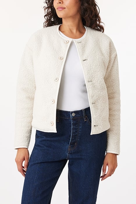 REVERSIBLE JACKET EGGNOG/OLIVE 6