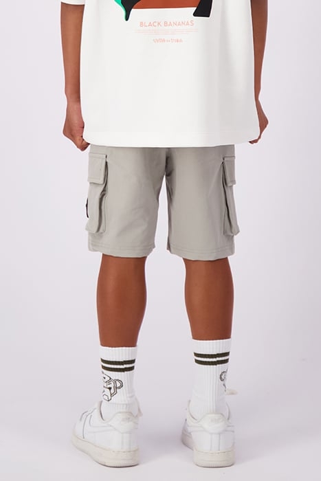 CARGO SHORTS LIGHT GREY 2
