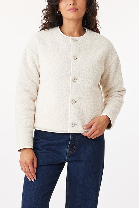 REVERSIBLE JACKET EGGNOG/OLIVE 4