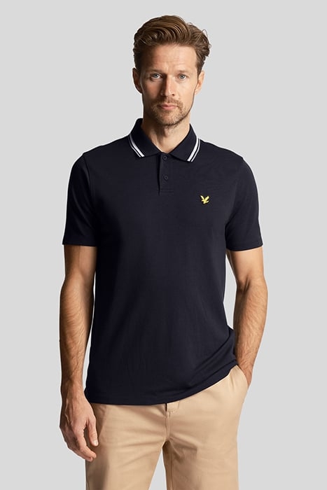 TEAM TIPPED POLO DARK NAVY 1