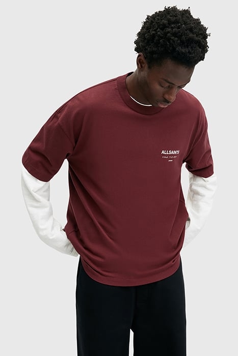 UNDERGROUND SS CREW WINEHOUSE RED 5