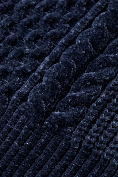 GIRLS CHENILLE CABLE KNIT PULLOVER NIGHT 7