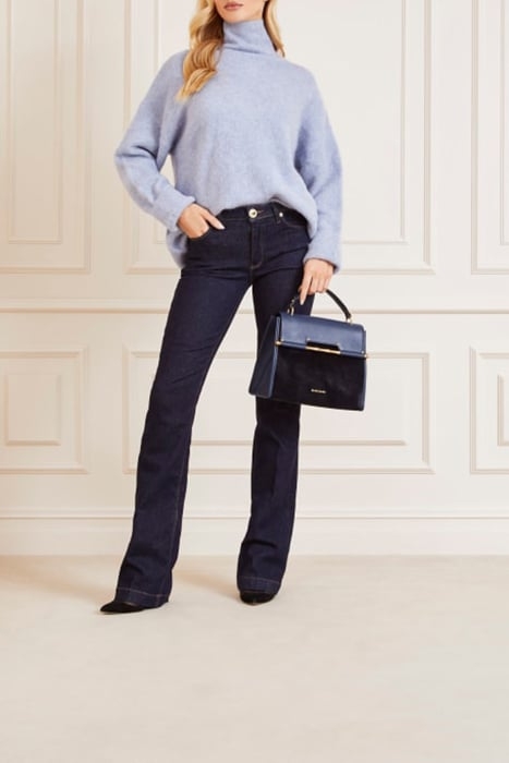 TANYA PULLOVER SWEAT DUST LIGHT BLUE KNITTED SWEATER MULT 3