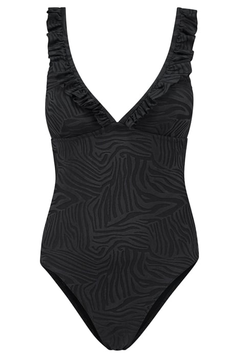 LADIES BOBBIE SWIMSUIT TIGER STRUCTURE BLACK TIGER STRUCTURE 4