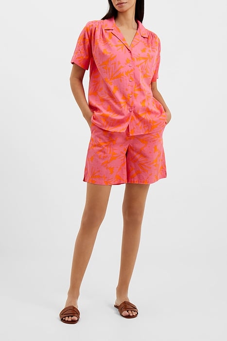 BIA ALANIA LYOCELL BLEND SHIRT ORANGE 1