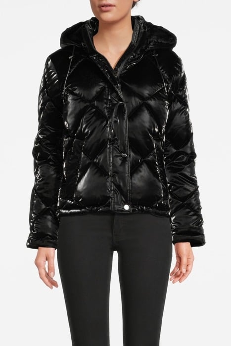 ZPFRT DIAMOND QUILT SHINY BLK 1